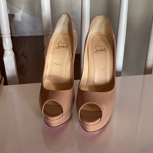 Christian Louboutin Lady Peep 150 Patent Calf